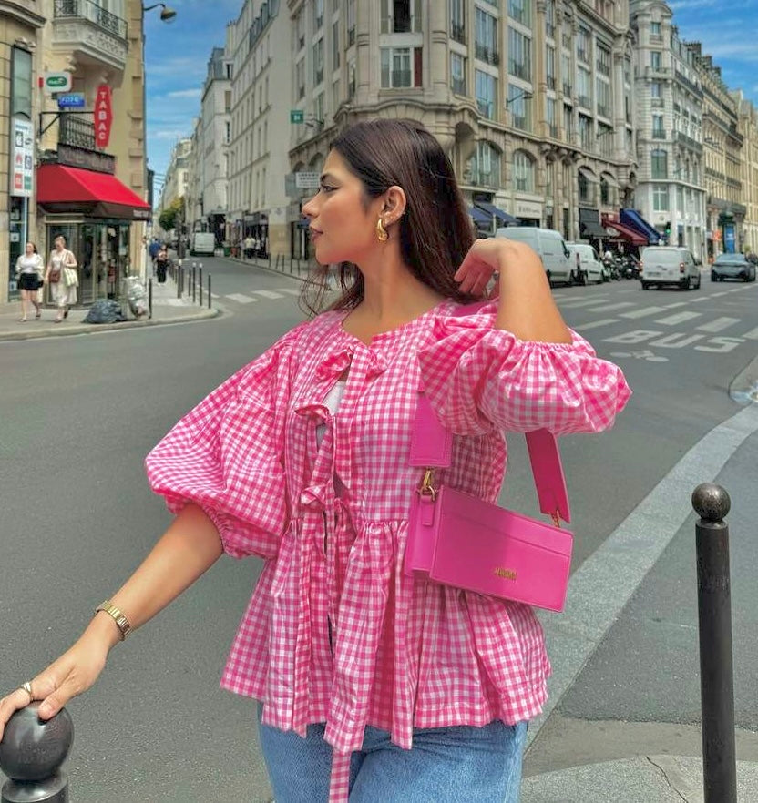 Demi top pink