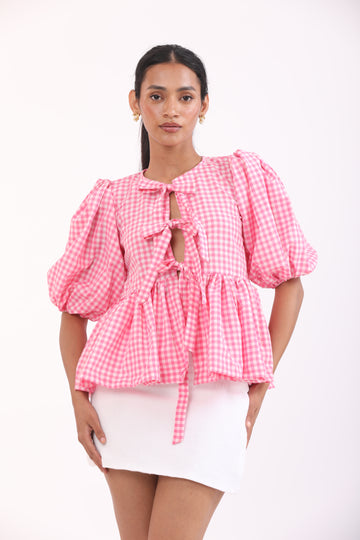 Demi top pink