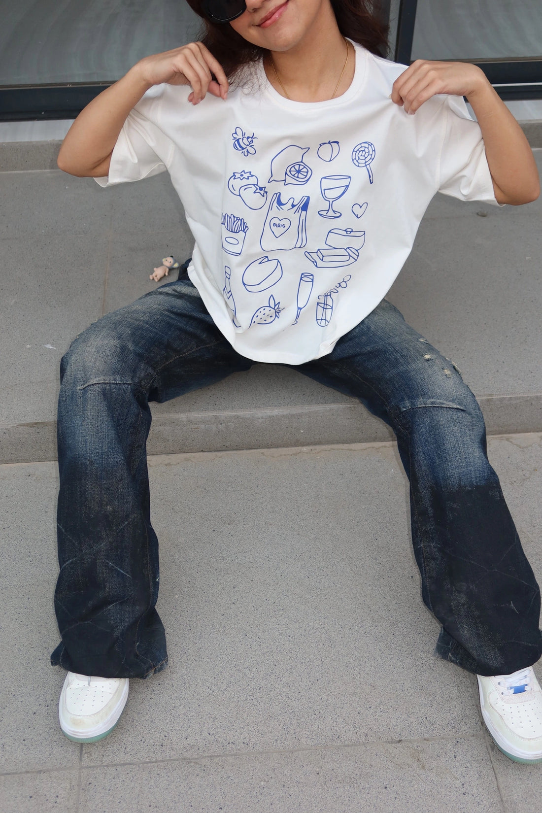 Doodle oversize tshirt