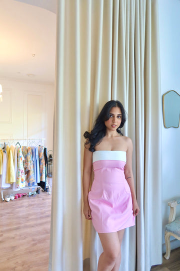 Sydney pink mini dress
