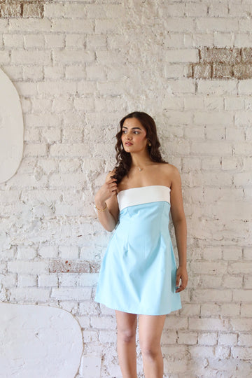 Sydney blue mini dress