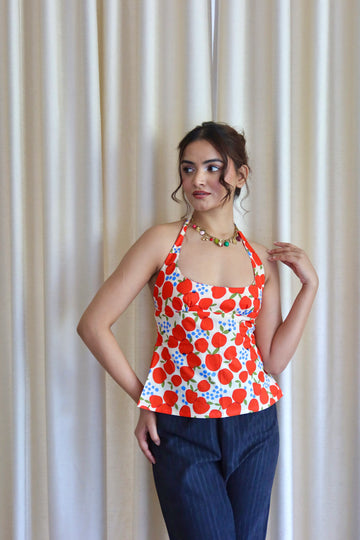 Apple backless top