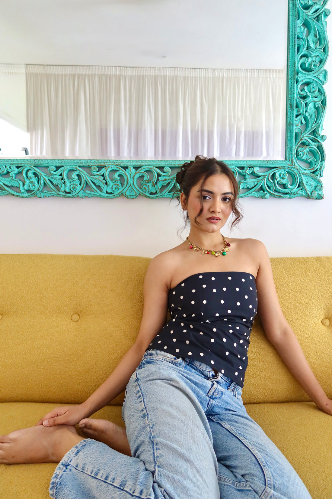 Dolly polka tube top