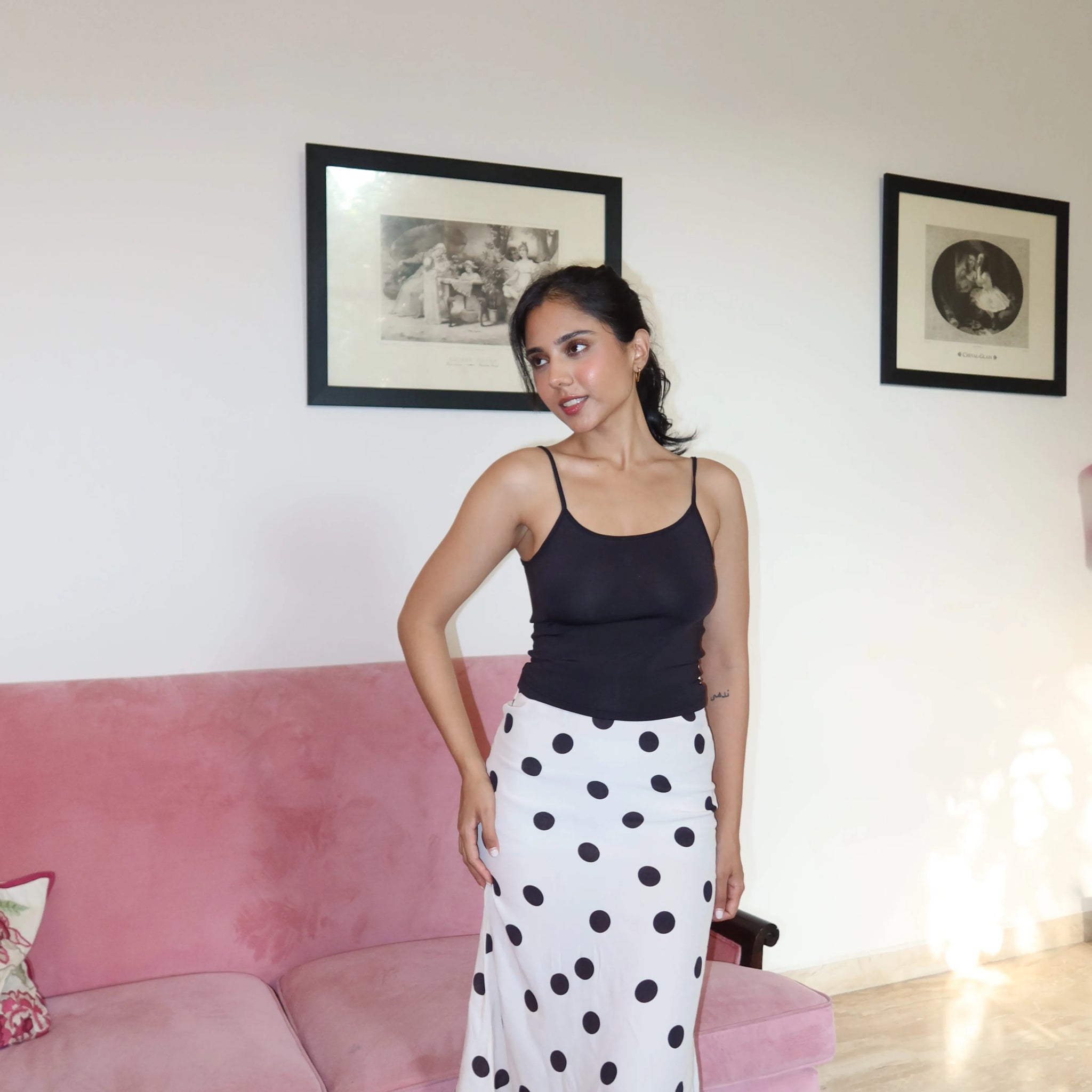 BUBBLE POLKA DOT SKIRT