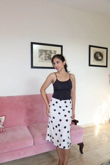 BUBBLE POLKA DOT SKIRT