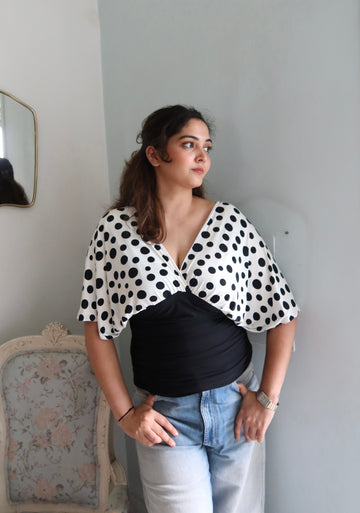 Jollie top Polka