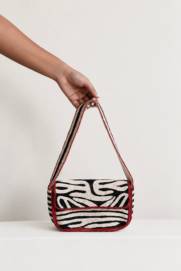 Ziggy Hand Embroidered Shoulder Bag
