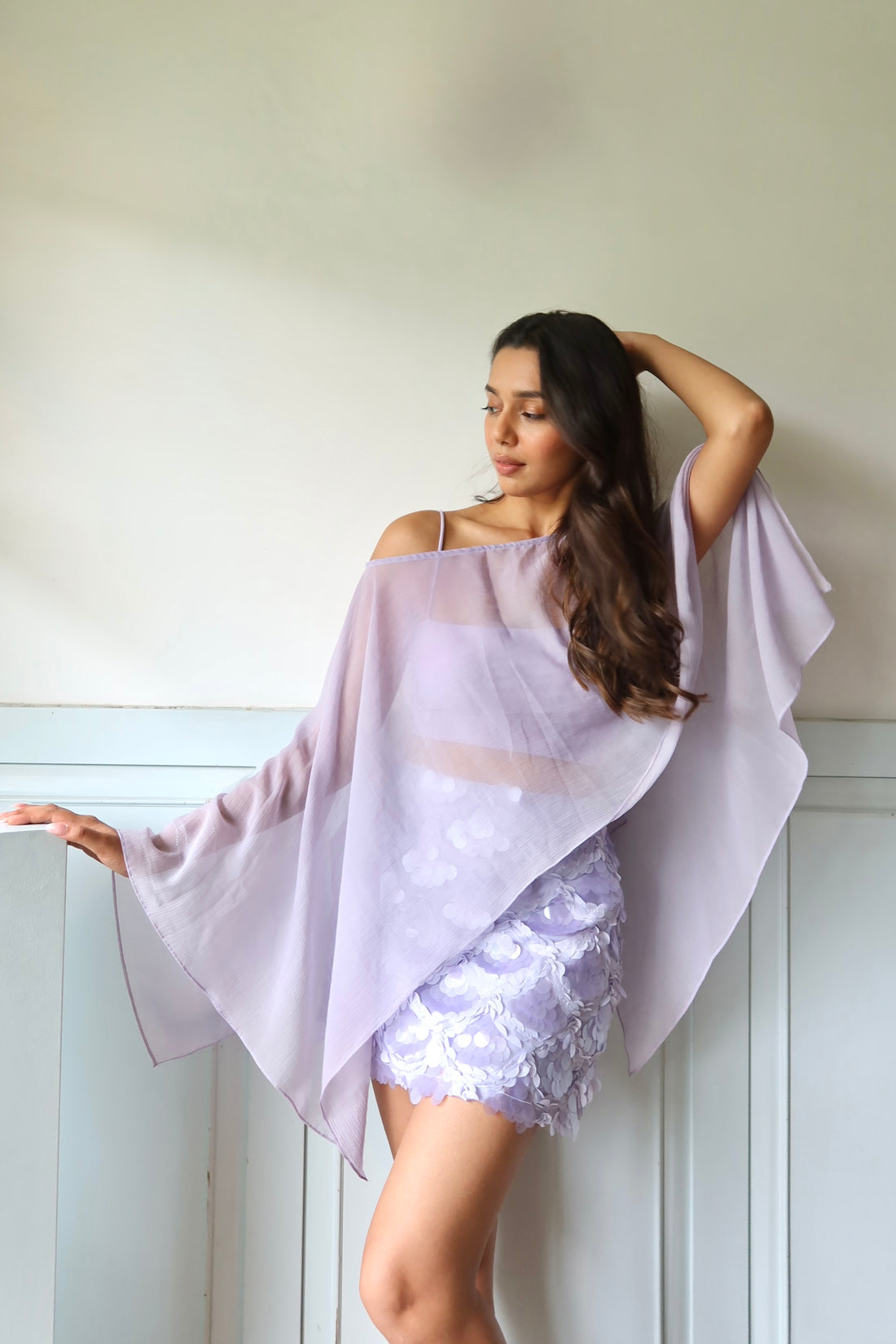 Hannah cape + bralette