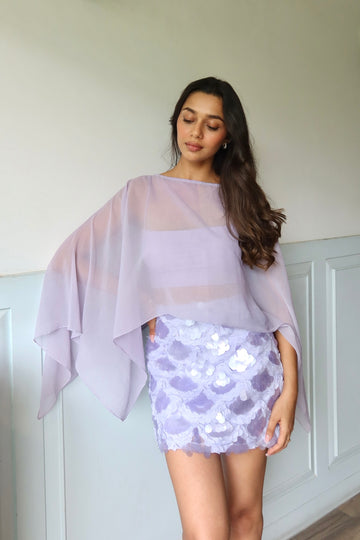 Hannah cape + bralette