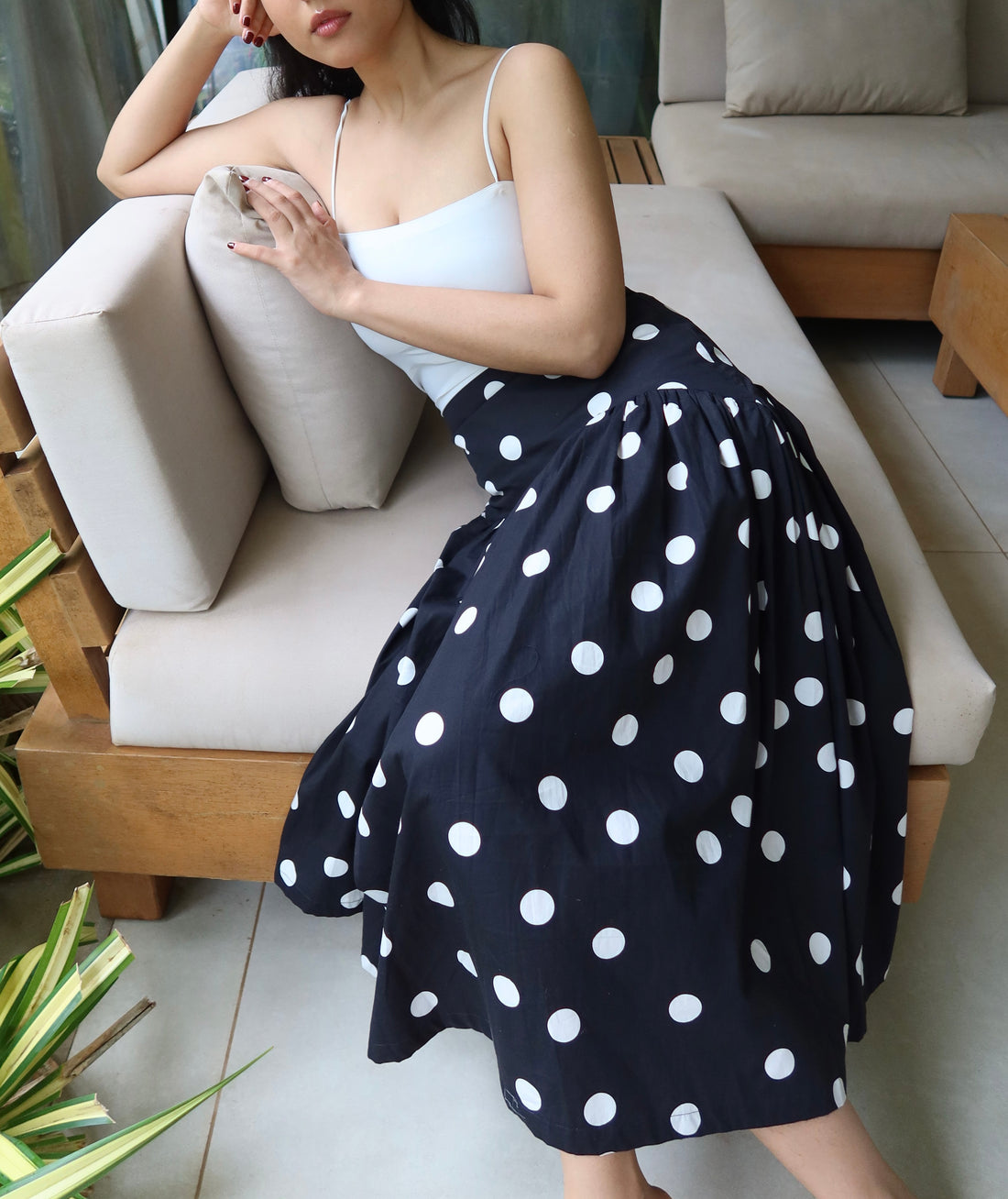 ADELE POLKA SKIRT