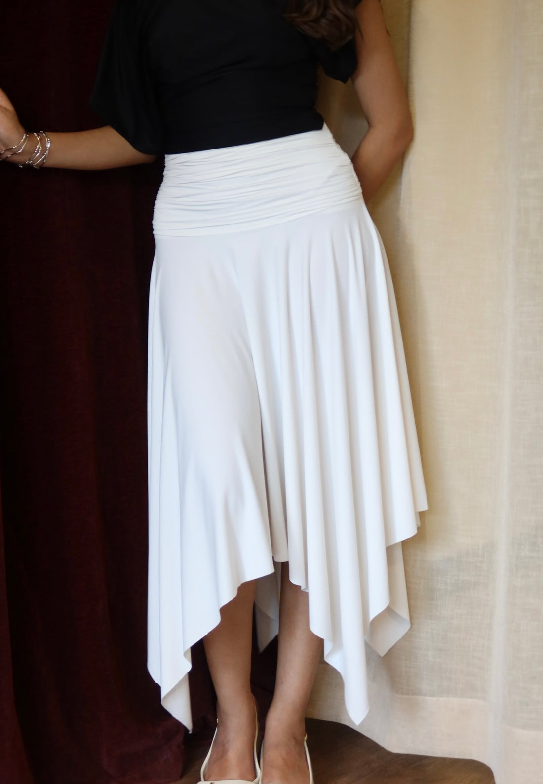 Nova white Skirt