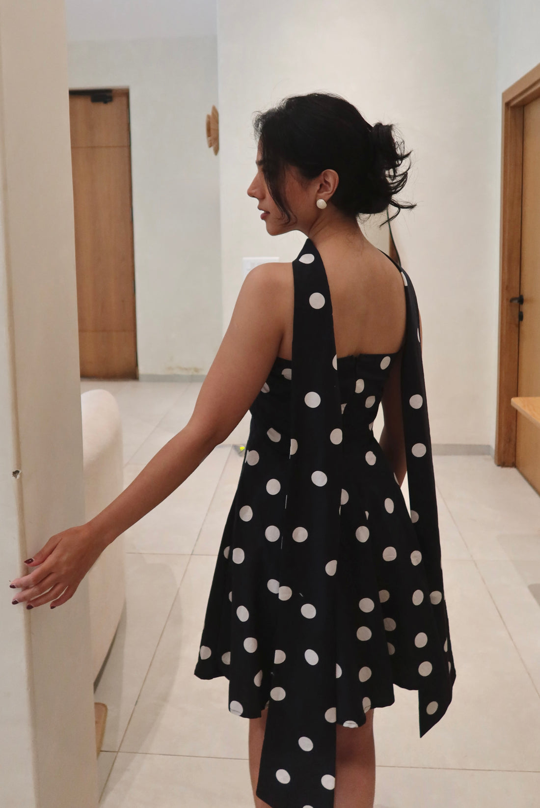 BIANCA POLKA DRESS