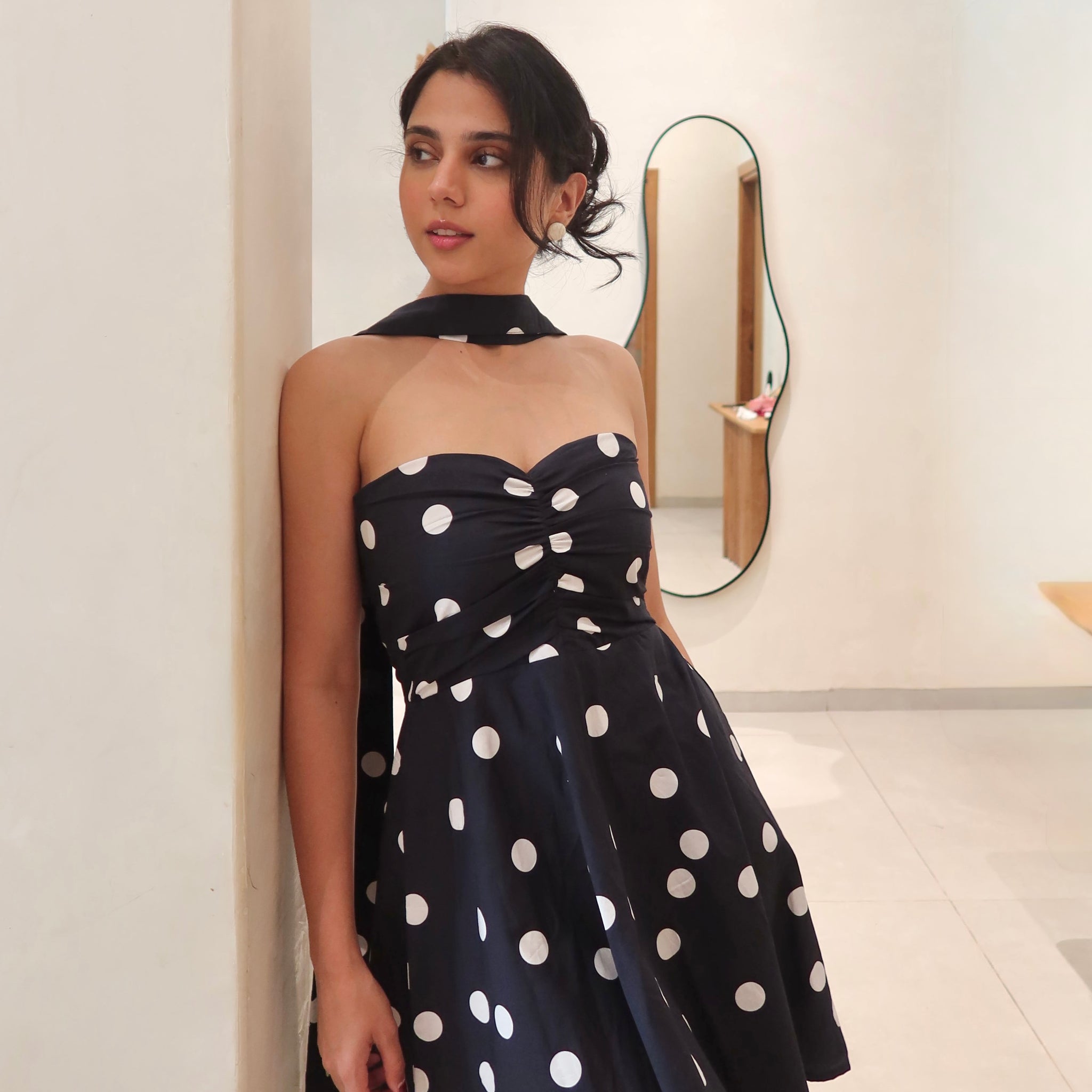 BIANCA POLKA DRESS