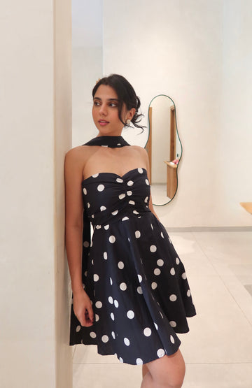 BIANCA POLKA DRESS