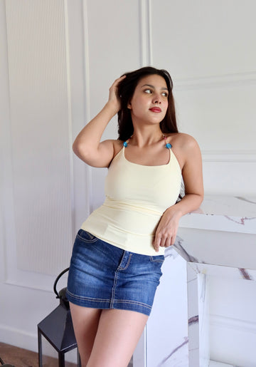 BUTTER beaded top