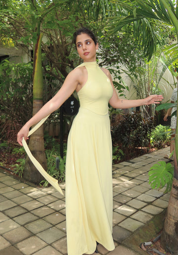 BELLA BUTTER YELLOW DRESS