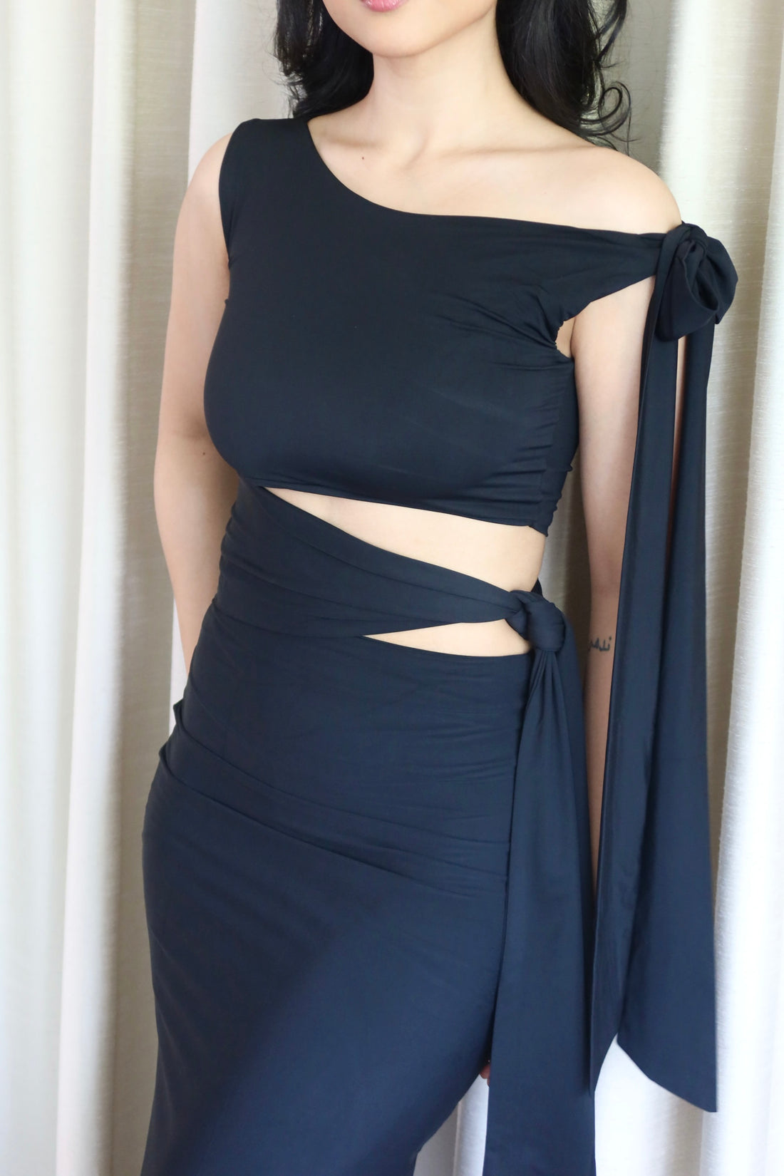 Lexi cutout dress BLACK