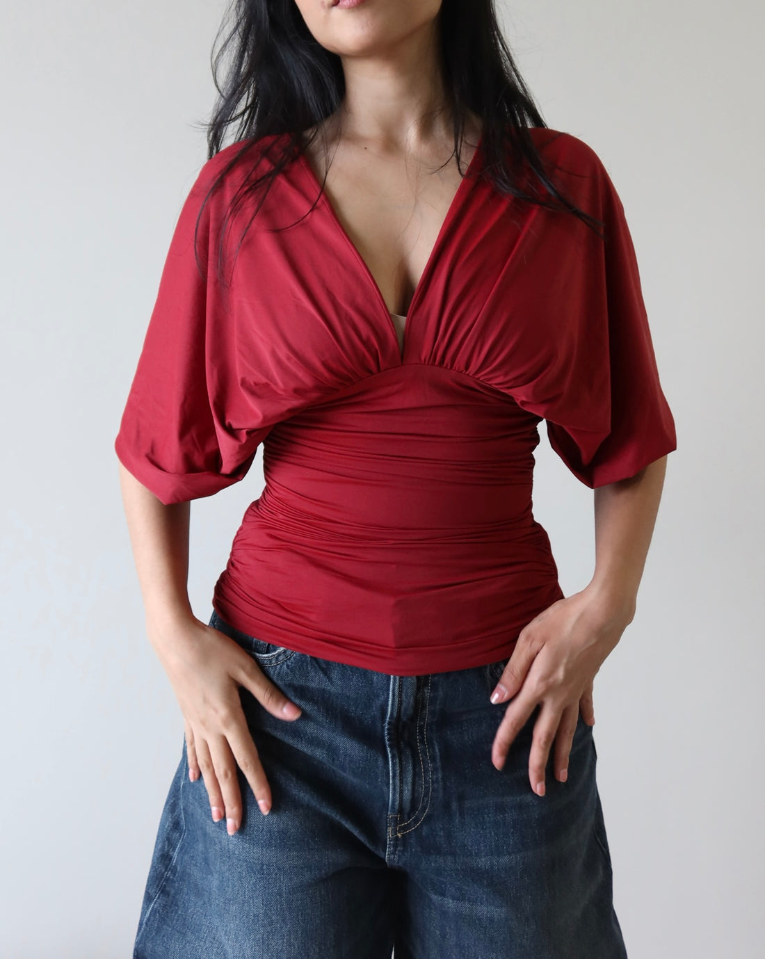 Jollie top Cherry